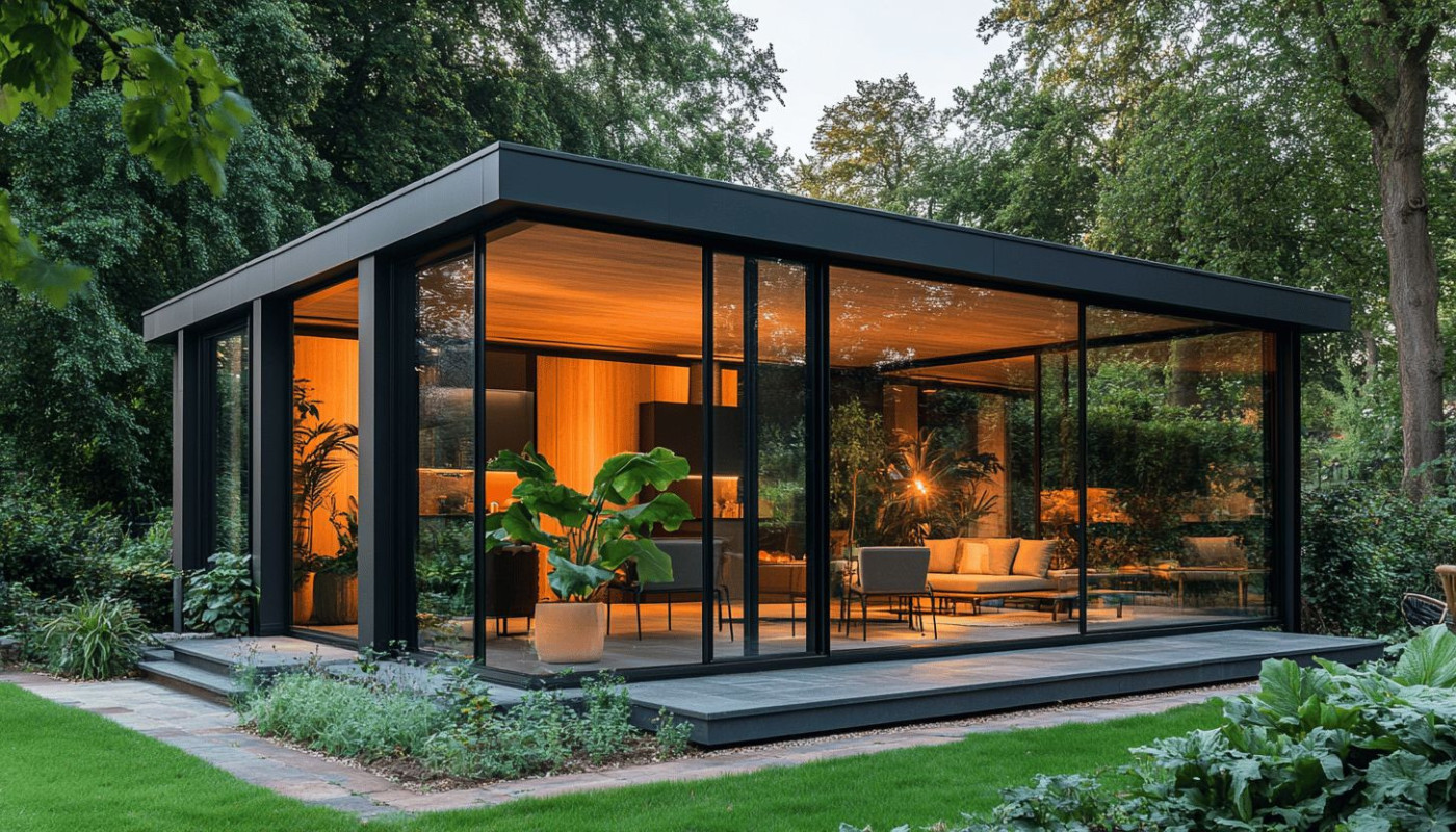 Les tendances modernes des studios de jardin